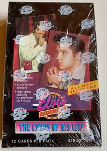 lot 61K image: Elvis Pressley Collection The Cards of His Life Series Two Factory Sealed Card Box