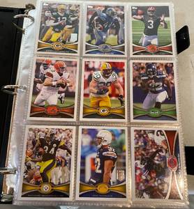 lot 17E image: 2012 Topps Football Complete Card Set - Russel Wilson, Andrew Luck, Kirk Cousins RCs