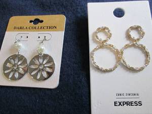 2 Pair Earrings...