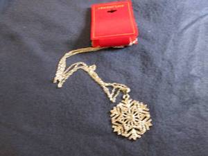 Double Strand Snowflake Necklace...