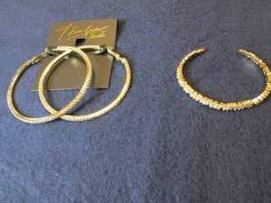 Hoop Earrings, Bracelet...