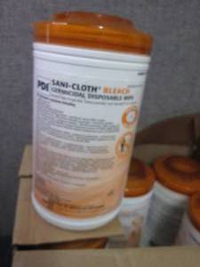 6- 65 ct PDI Sani-Cloth Bleach Disi...
