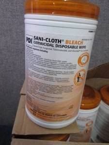 6- 65 ct PDI Sani-Cloth Bleach Disi...