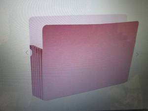 2 Staples Reinforced File Pocket, 5...