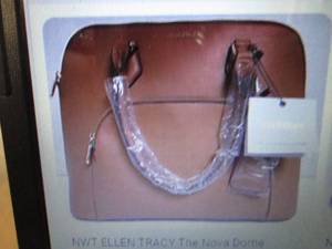 NWT Ellen Tracy Nova Dome Satchel i...
