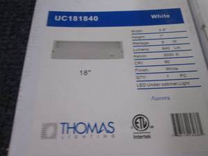 3 ea Thomas Lighting Aurora 18-inch...