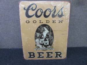 Metal Coors Golden Sign 12.5x16 inc...