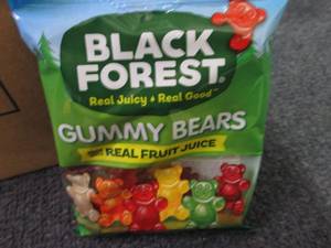 12- 4.5 oz Black Forest Gummy Bears...