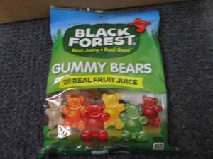 12- 4.5 oz Black Forest Gummy Bears...