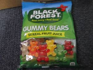 12- 4.5 oz Black Forest Gummy Bears...