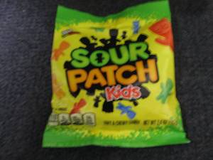 12- 3.6 oz Sour Patch Kids...