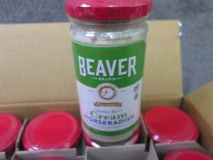 12- 4 oz Beaver Cream Style Horsera...