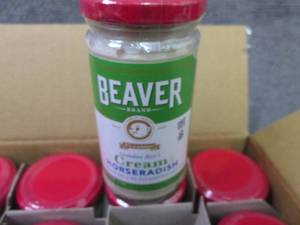 12- 4 oz Beaver Cream Style Horsera...