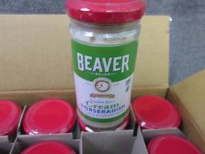 12- 4 oz Beaver Cream Style Horsera...