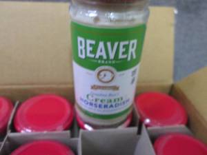 12- 4 oz Beaver Cream Style Horsera...