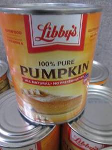 6- 29 oz Cans Libbys Pure Pumpkin ...