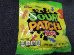 12- 3.6 oz Sour Patch Kids...