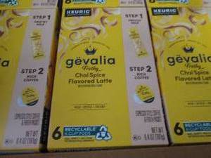 6- 6 pks Gevalia Frothy Chai Spice ...