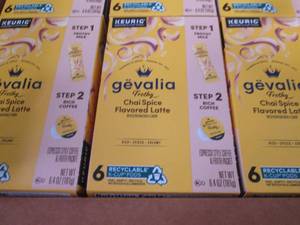 6- 6 pks Gevalia Frothy Chai Spice ...