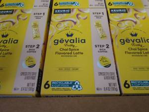 6- 6 pks Gevalia Frothy Chai Spice ...