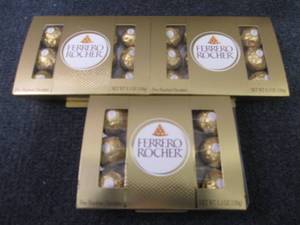 3- 5.3 oz Ferrero Rocher Fine Hazel...