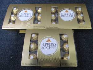 3- 5.3 oz Ferrero Rocher Fine Hazel...