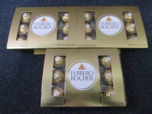 3- 5.3 oz Ferrero Rocher Fine Hazel...