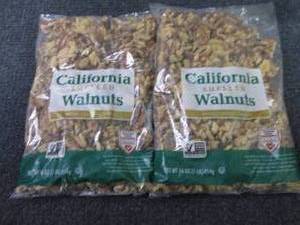 2- 16 oz Bags California Shelled Wa...