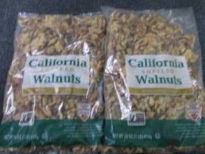2- 16 oz Bags California Shelled Wa...