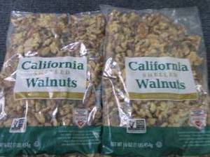 2- 16 oz Bags California Shelled Wa...