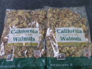 2- 16 oz Bags California Shelled Wa...