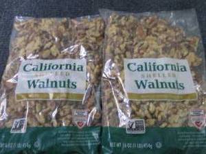 2- 16 oz Bags California Shelled Wa...