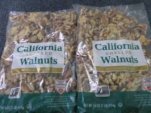 2- 16 oz Bags California Shelled Wa...
