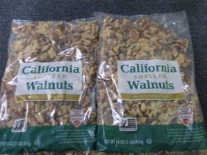 2- 16 oz Bags California Shelled Wa...