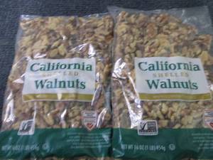 2- 16 oz Bags California Shelled Wa...
