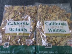 2- 16 oz Bags California Shelled Wa...