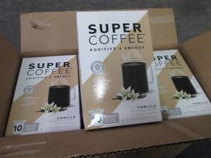 6- 10 ct Vanilla Super Coffee Kcups...