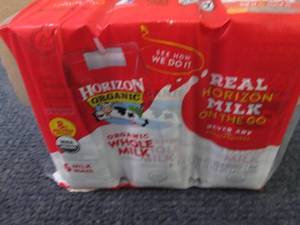 18- 8 oz Horizon Organic Whole Milk...