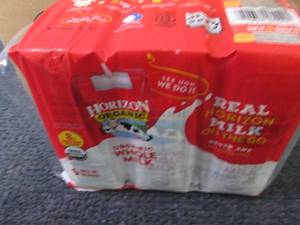 18- 8 oz Horizon Organic Whole Milk...
