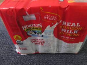 18- 8 oz Horizon Organic Whole Milk...