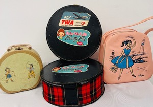 lot 66 image: Vintage Fun Children Doll Cases and More