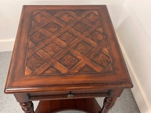 lot 51 image: Gorgeous Bedside Table with Beautiful Details