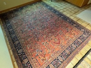lot 11A image: Vintage 1930s Area Rug