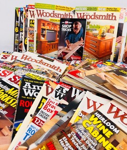 lot 125 image: Vintage Woodsmith and ShopNotes Magazines