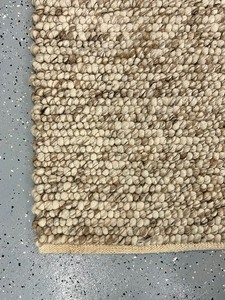 lot 201 image: Pretty Neutral Woven Throw Rug