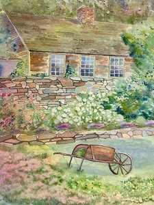lot 207 image: Original Framed Scenic Art by Georgia Kandiko
