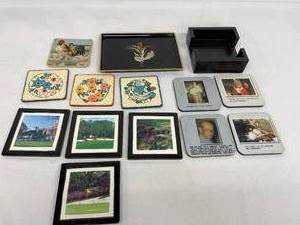 lot 237 image: Coasters and Tray
