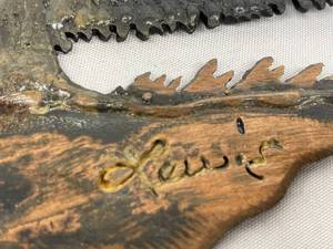 lot 245 image: Metal Tree Sculpture by Larry Lewis