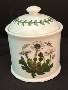 lot 49B image: Portmeirion Botanic Garden Trinket Dish and Lidded Jar