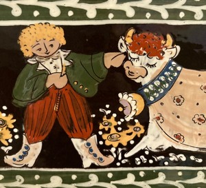 lot 179 image: Vintage Hugo Kohler Biel Decorative Pottery